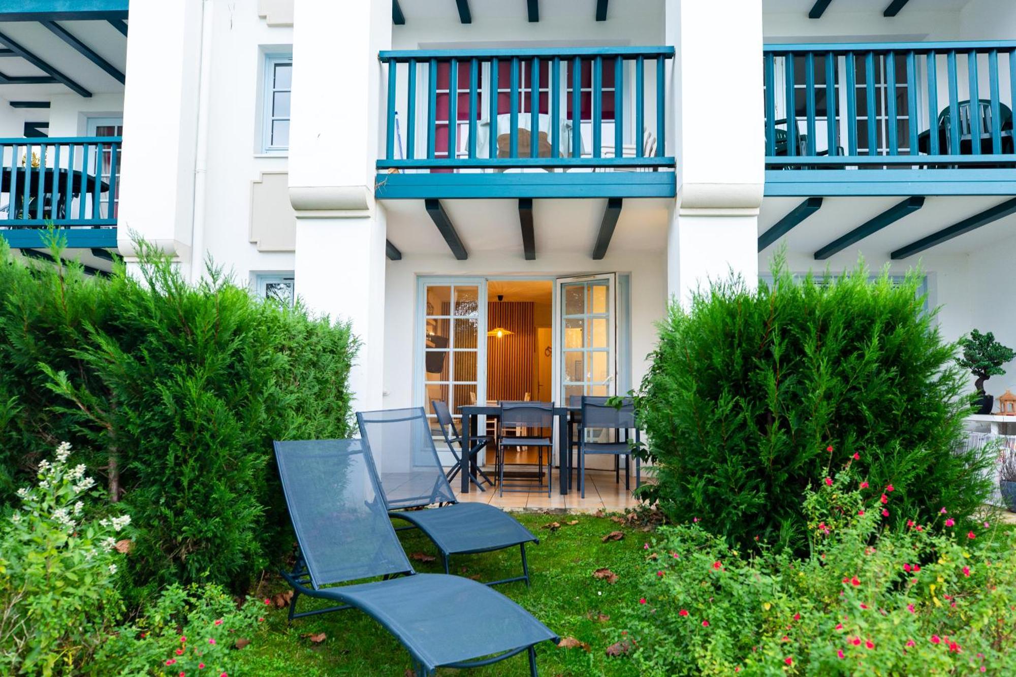 Atlantic Selection - Domaine De Bordaberry - Terrasse & Superbe Piscine Apartment Urrugne Ngoại thất bức ảnh
